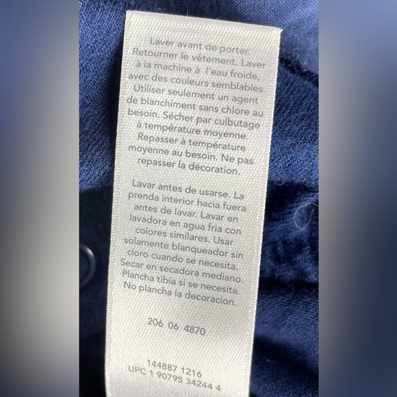 Baby Girl Navy Blue Onesies Dress  | 6 months - Picture 7 of 7